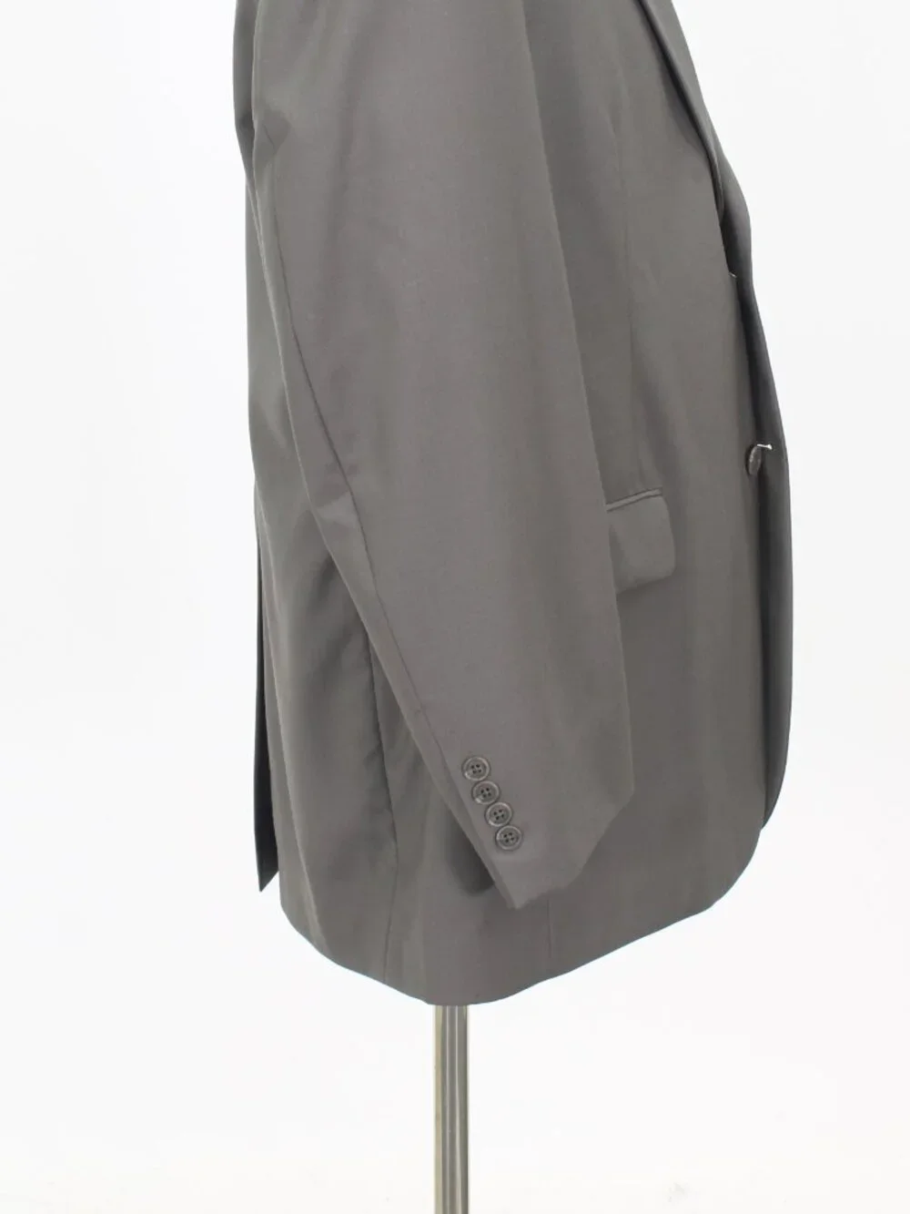 Stafford 44R 38x29 Gray Full Suit 2-Button Solid R937